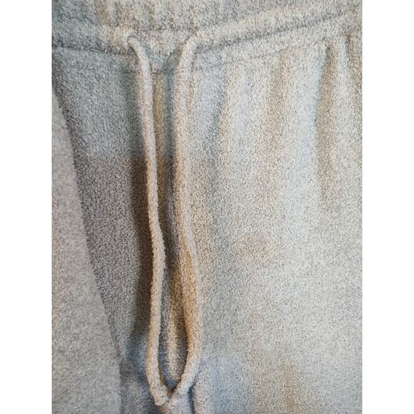 Women's Live Well Open Front Lounge Jacket & Pant Set Gray Terry Size M - Picture 5 of 10